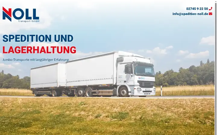 Website Spedition Noll