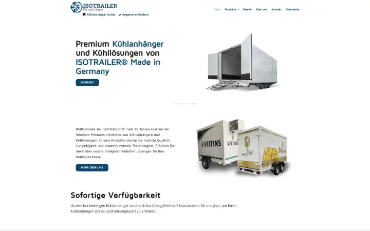 Website Isotrailer GmbH