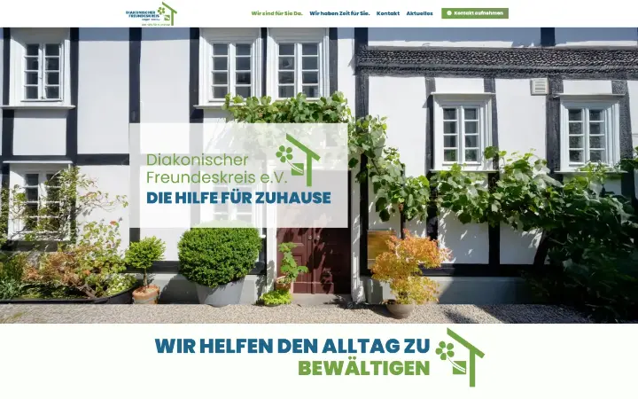 Website Diakonischer Freundeskreis